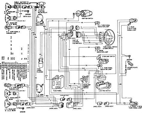 1968 ford mustang steering column wiring diagram 